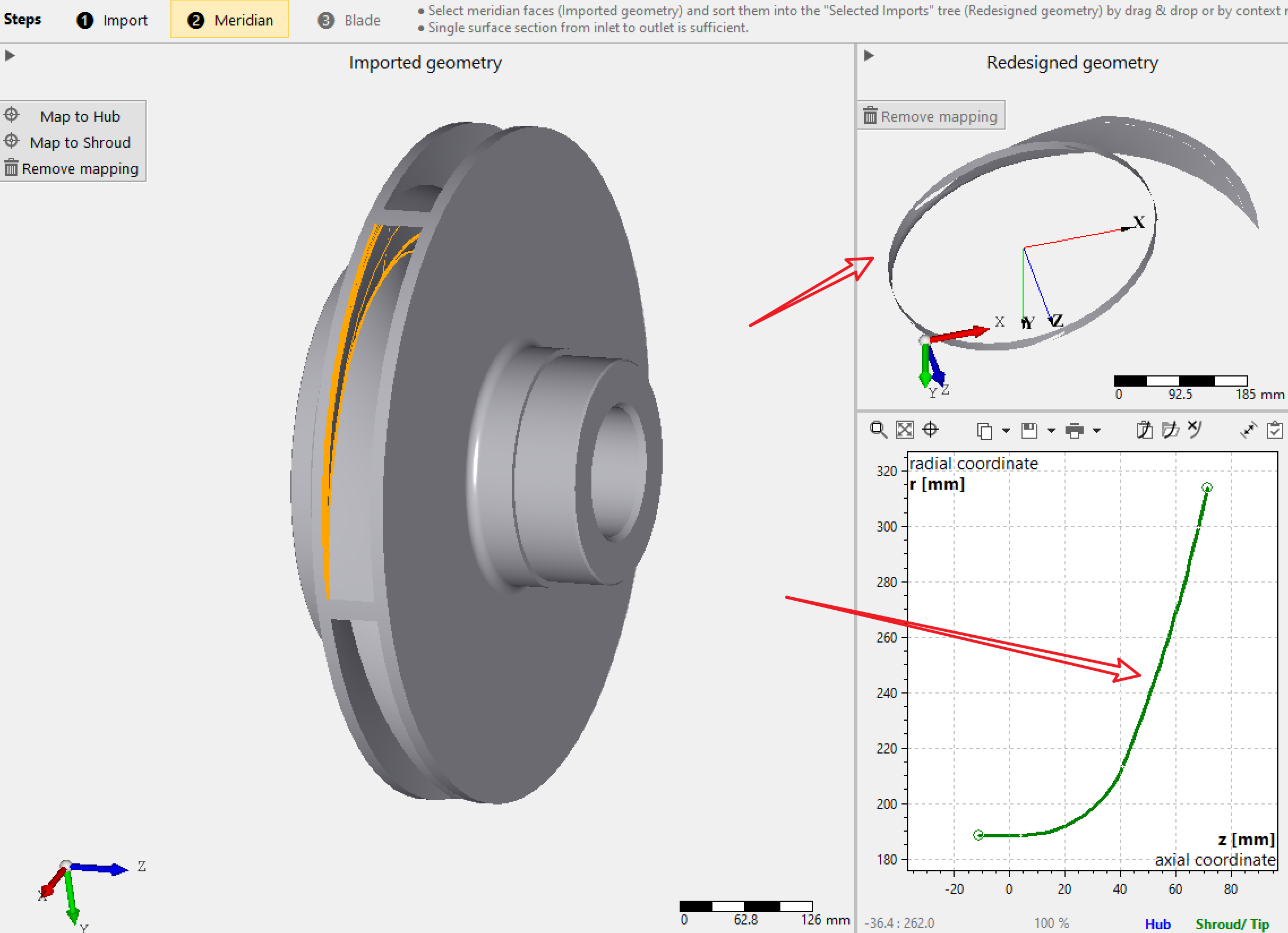 Cfturbo2022逆向设计离心泵叶轮教程